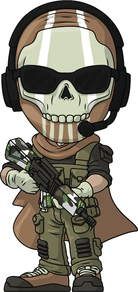 Call of Duty Modern Warfare 2 Ghost Youtooz Vinyl Figure | Anime Emporium