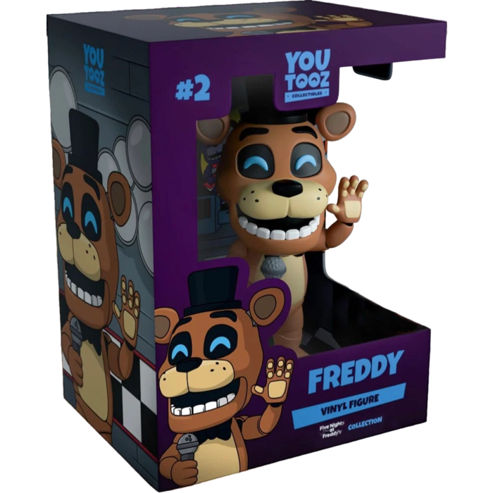 Five Nights At Freddys Youtooz Vinyl Figure Freddy Flocked