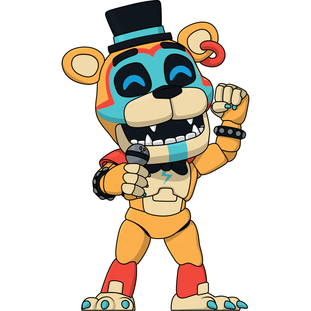 Five Nights At Freddys Youtooz Vinyl Figure Glamrock Freddy