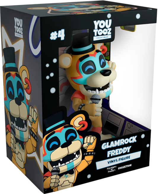 Five Nights At Freddys Youtooz Vinyl Figure Glamrock Freddy