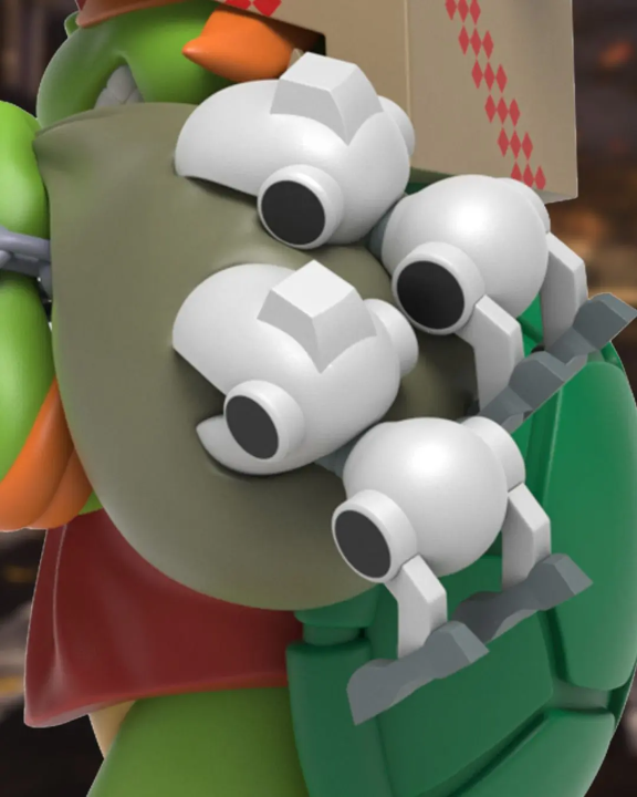 Teenage Mutant Ninja Turtles Remixx Michelangelo Cowa-BOO-nga! Edition