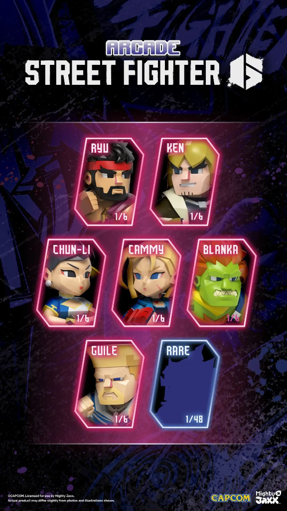 Capcom Street Fighter Series Arcade Style Blind Box Series 1
