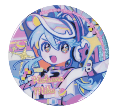 Moeyu - Hatsune Miku Retro & Future Series Pin Badge (Type B)