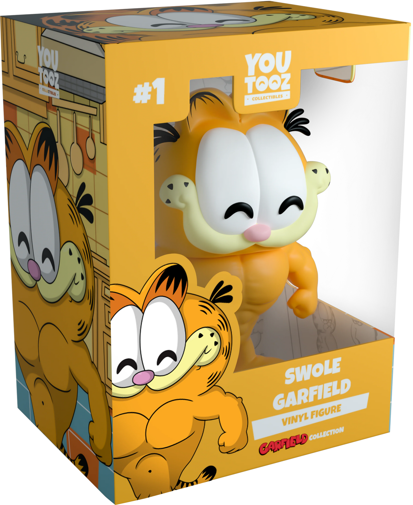 Garfield Youtooz Vinyl Figure Swole Garfield