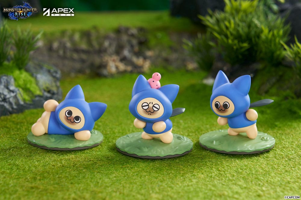 Monster Hunter Rise Blind Box Figures Felyne Cat - (Complete Box)