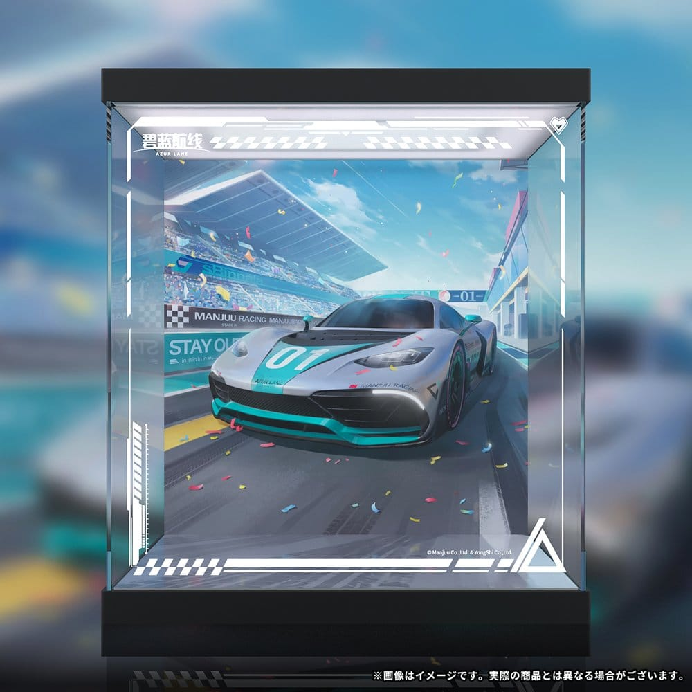 Azur Lane Acrylic LED Display Case for Shinano Moonlit Chrome Ver