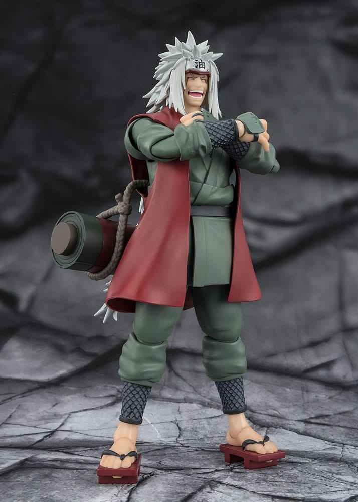Naruto Shippuden S.H. Figuarts Jiraiya Hidden Leaf Heroic Master Sage (Sage Mode Set)