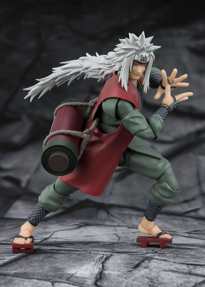 Naruto Shippuden S.H. Figuarts Jiraiya Hidden Leaf Heroic Master Sage (Sage Mode Set)