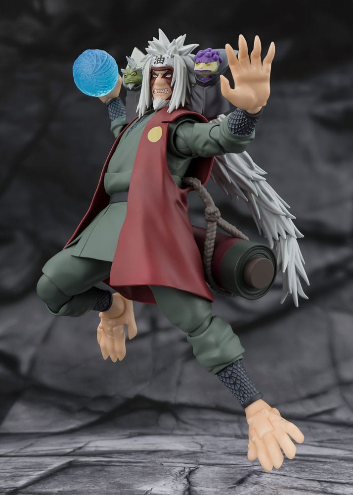Naruto Shippuden S.H. Figuarts Jiraiya Hidden Leaf Heroic Master Sage (Sage Mode Set)
