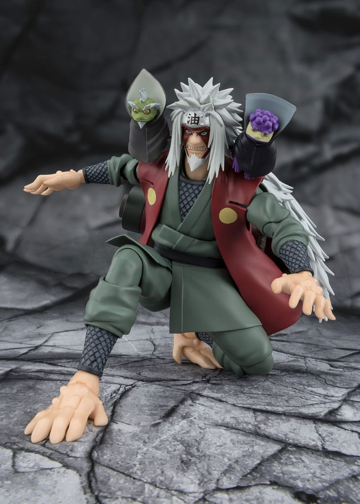 Naruto Shippuden S.H. Figuarts Jiraiya Hidden Leaf Heroic Master Sage (Sage Mode Set)