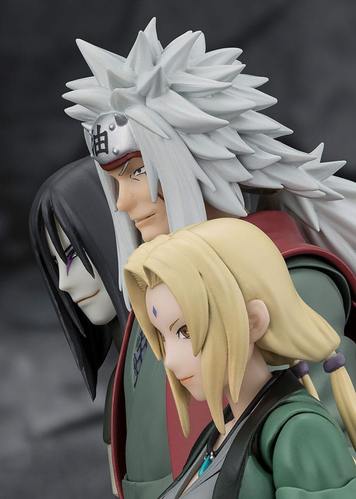 Naruto Shippuden S.H. Figuarts Jiraiya Hidden Leaf Heroic Master Sage (Sage Mode Set)