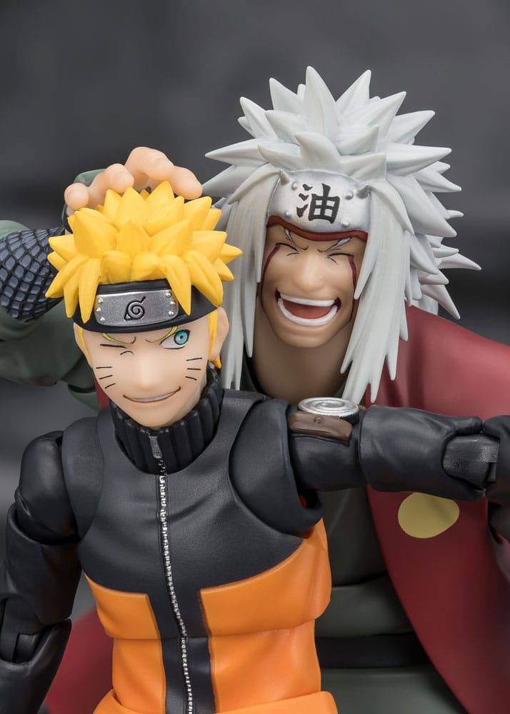 Naruto Shippuden S.H. Figuarts Jiraiya Hidden Leaf Heroic Master Sage (Sage Mode Set)