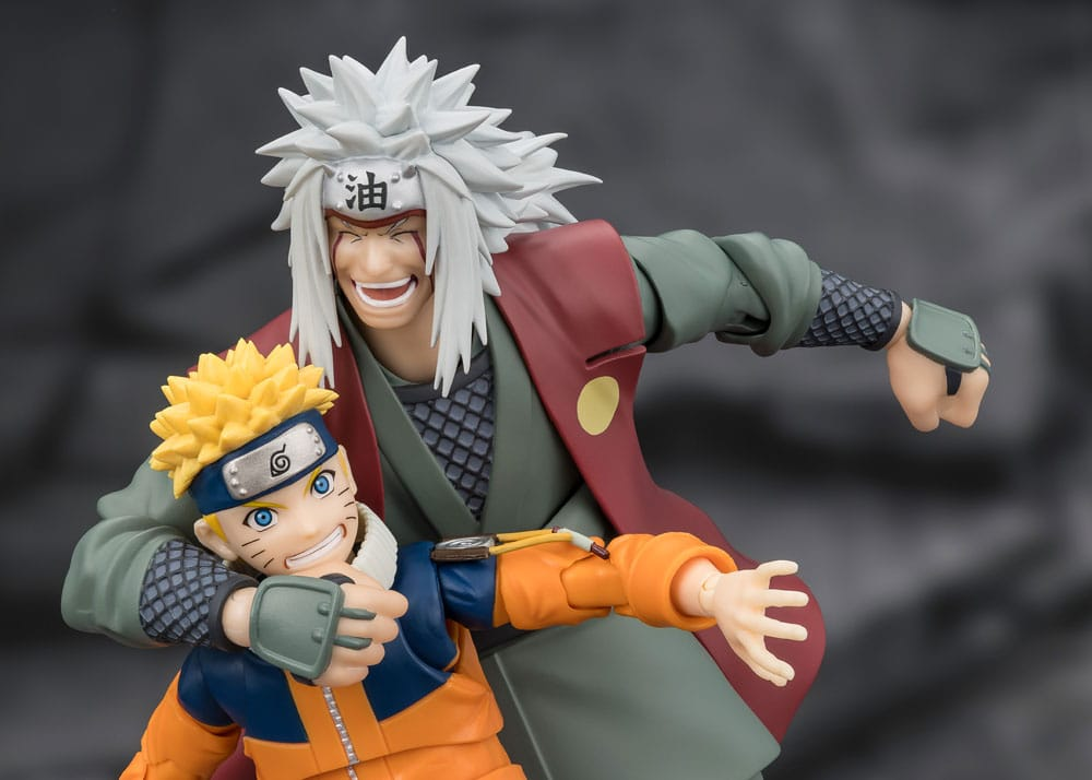 Naruto Shippuden S.H. Figuarts Jiraiya Hidden Leaf Heroic Master Sage (Sage Mode Set)
