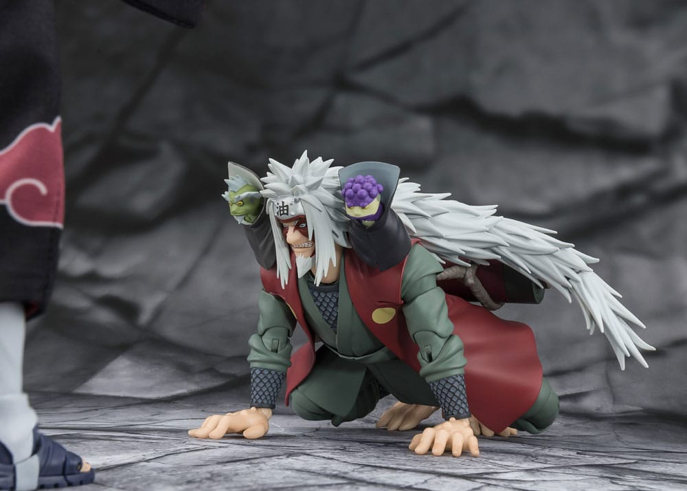 Naruto Shippuden S.H. Figuarts Jiraiya Hidden Leaf Heroic Master Sage (Sage Mode Set)