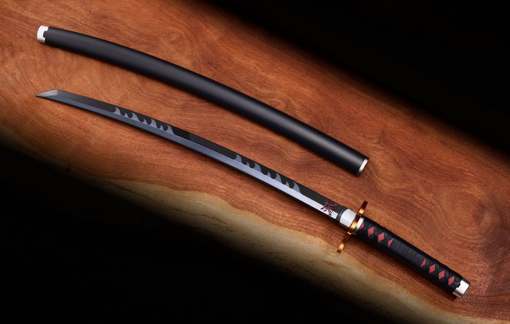 Demon Slayer: Kimetsu no Yaiba Proplica 1/1 Scale Nichirin Sword (Tanjiro Kamado) Kyojuro Rengoku´s Sword Guard Ver