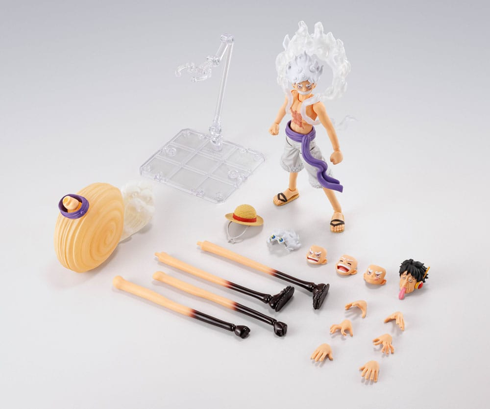 One Piece S.H. Figuarts Monkey D. Luffy Gear 5 Future Island Egghead