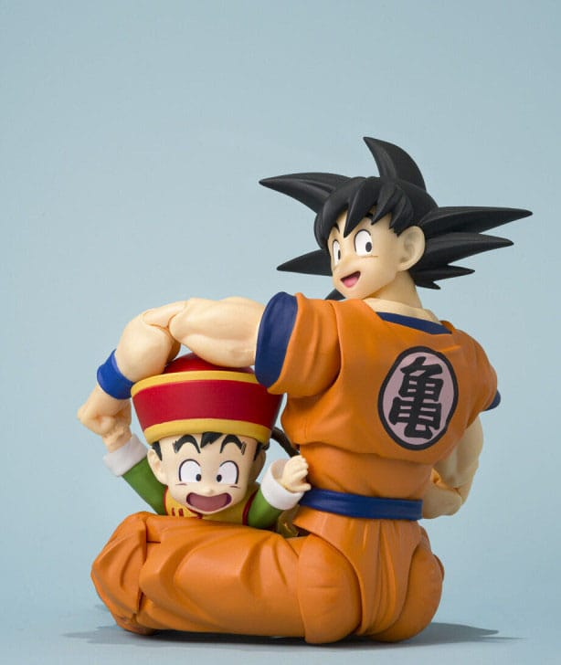 Dragon Ball S.H. Figuarts Son Goku & Son Gohan Kid & Kintoun