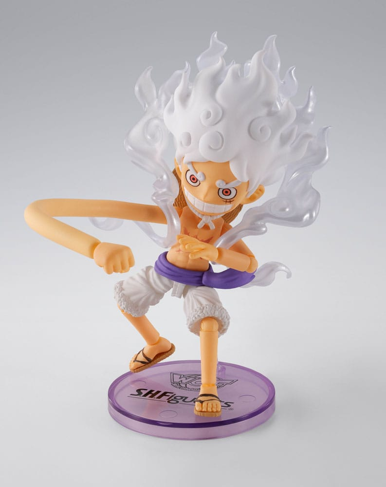 One Piece World Collactable Figures x S.H. Figuarts Monkey D. Luffy Gear 5