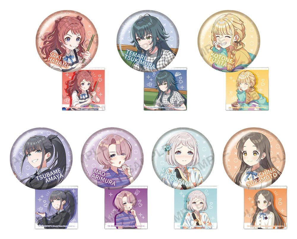 The Idolmaster Gakuen Idolmaster Blind Box Pin Badge Vol. 3