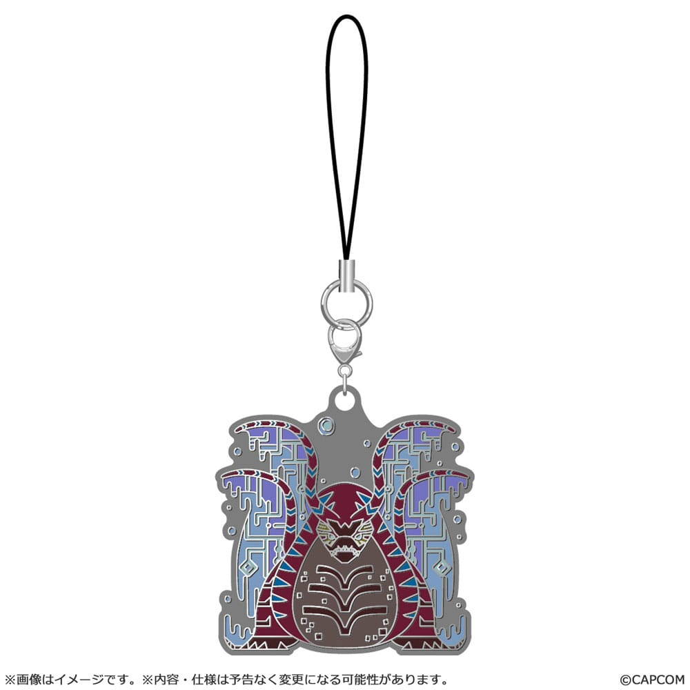 Monster Hunter Wilds Metal Keychains Monster Icon - (Complete Box)