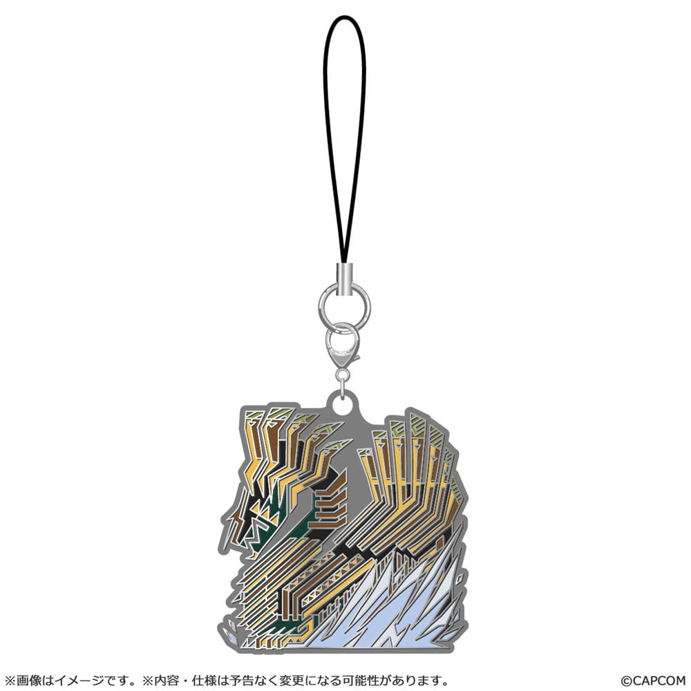 Monster Hunter Wilds Metal Keychains Monster Icon - (Complete Box)
