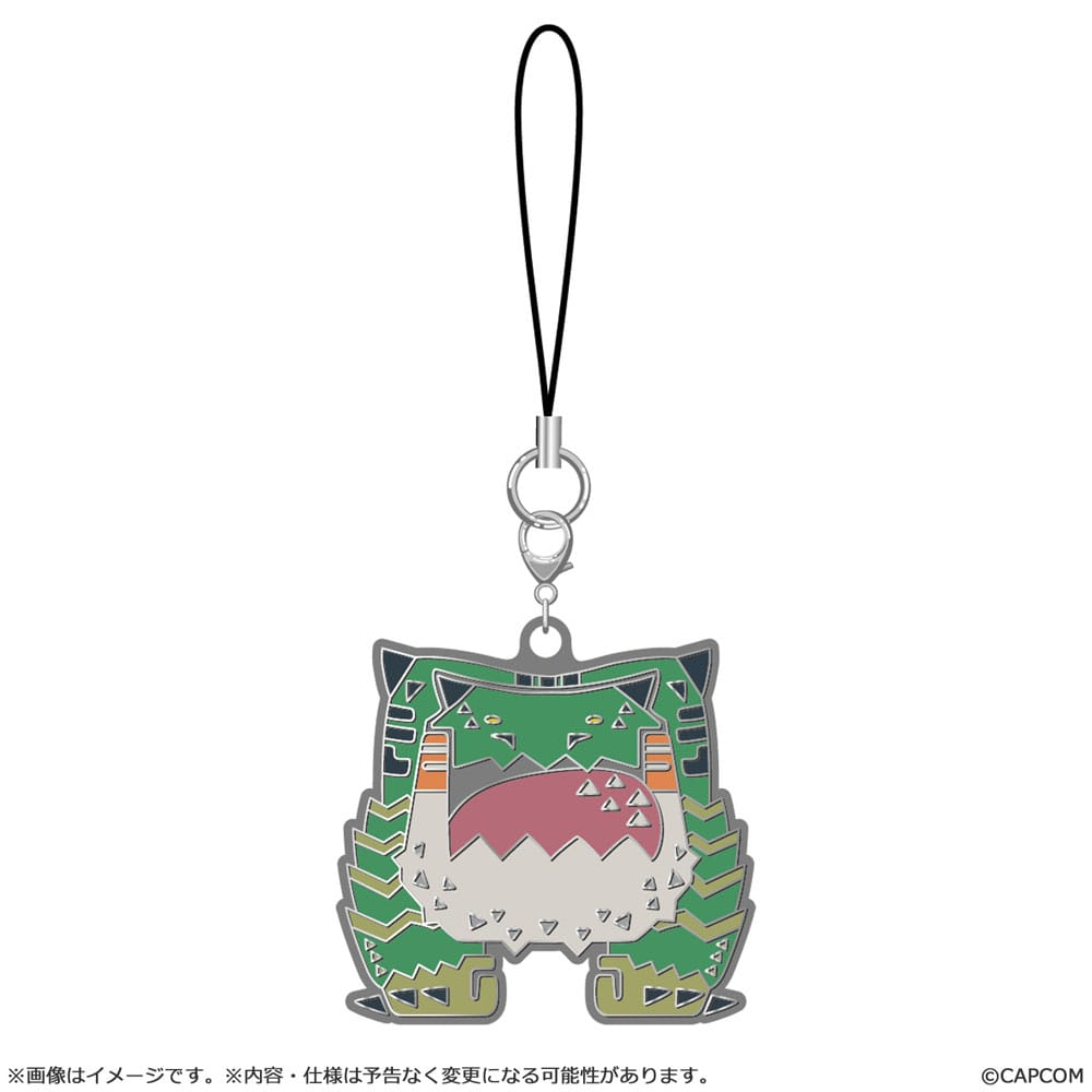 Monster Hunter Wilds Metal Keychains Monster Icon - (Complete Box)