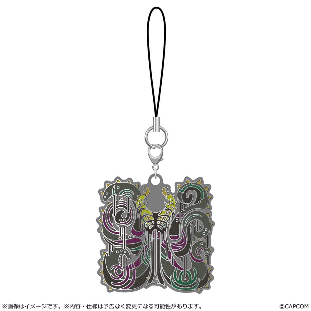 Monster Hunter Wilds Metal Keychains Monster Icon - (Complete Box)