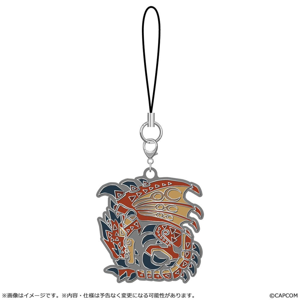 Monster Hunter Wilds Metal Keychains Monster Icon - (Complete Box)