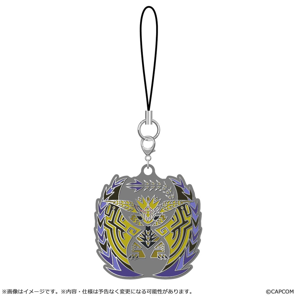 Monster Hunter Wilds Metal Keychains Monster Icon - (Complete Box)
