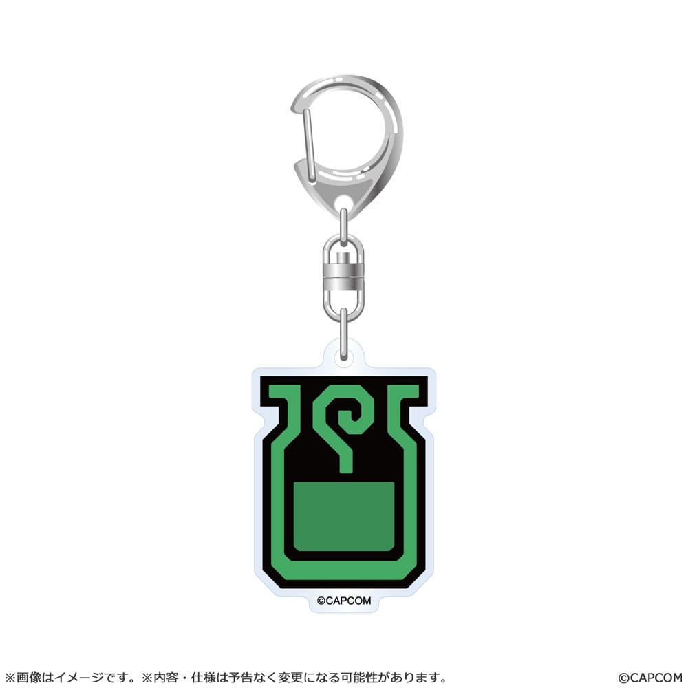 Monster Hunter Wilds Acrylic Keychains Item Icon - (Complete Box)
