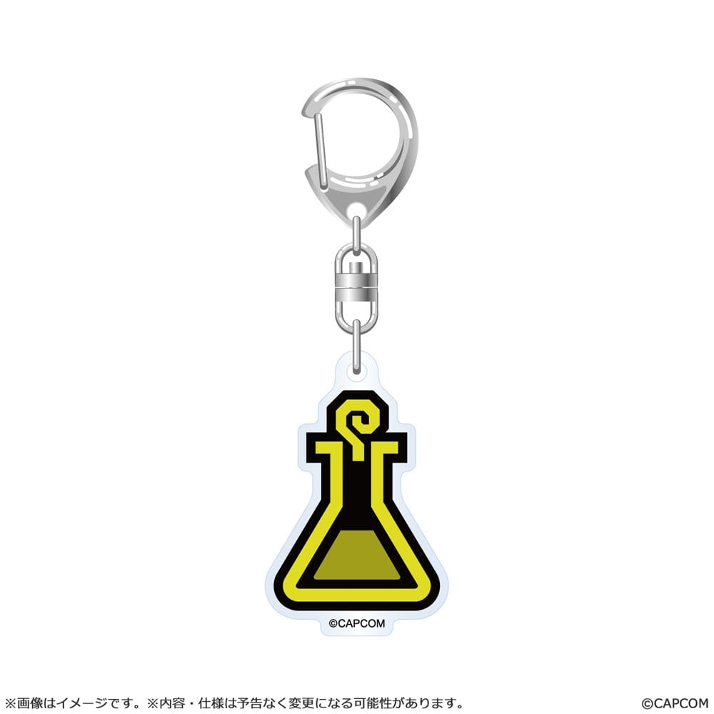 Monster Hunter Wilds Acrylic Keychains Item Icon - (Complete Box)