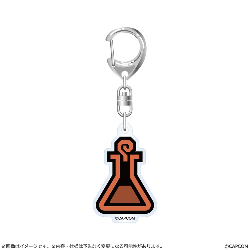 Monster Hunter Wilds Acrylic Keychains Item Icon - (Complete Box)
