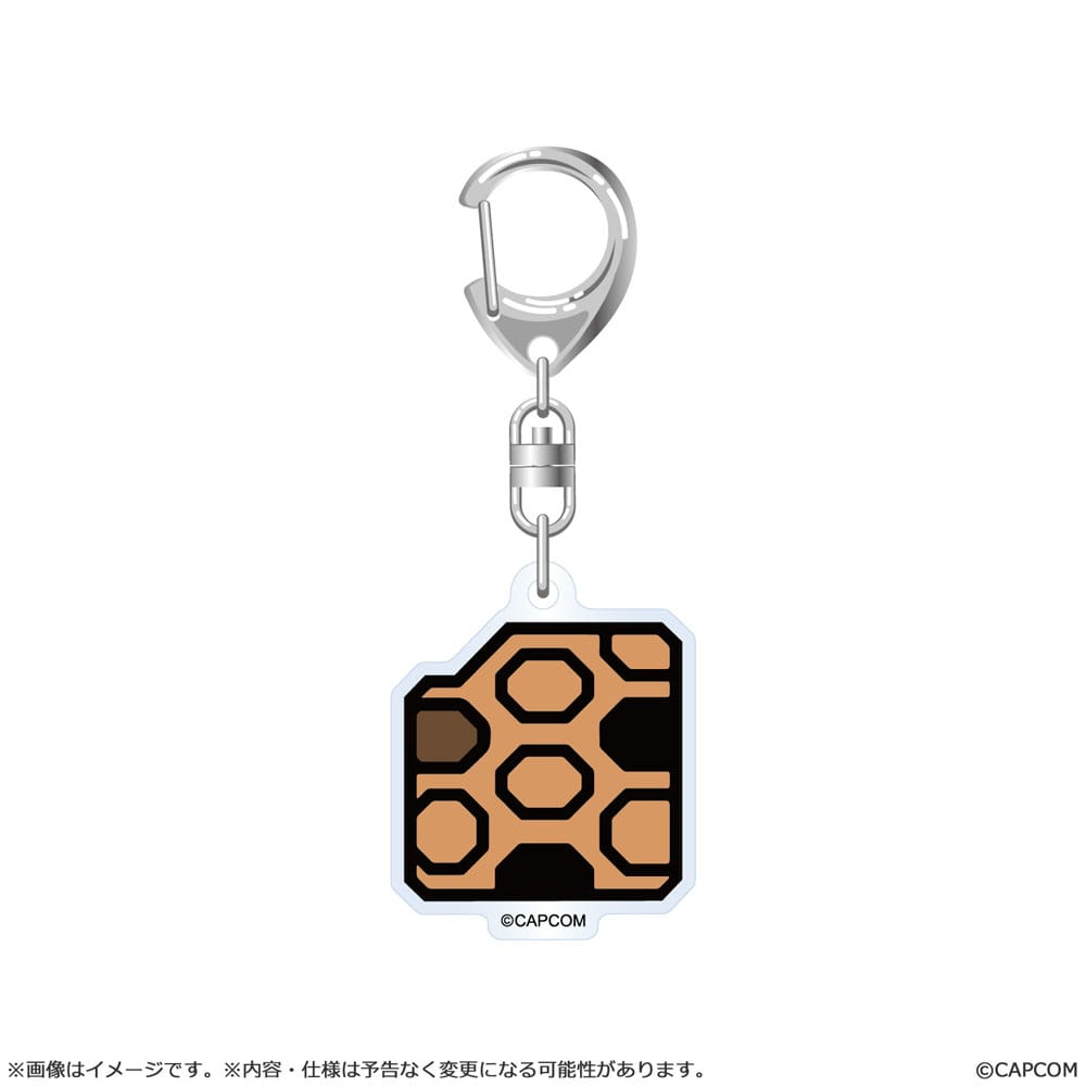 Monster Hunter Wilds Acrylic Keychains Item Icon - (Complete Box)