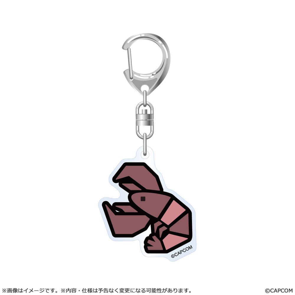 Monster Hunter Wilds Acrylic Keychains Item Icon - (Complete Box)