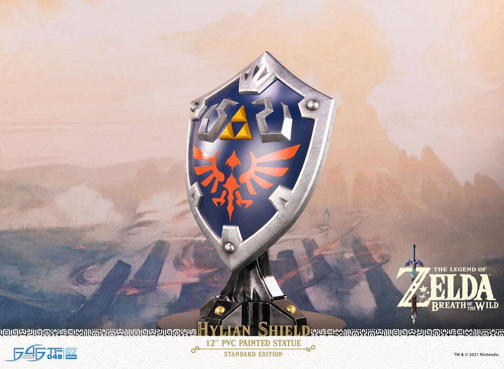 The Legend of Zelda Breath of the Wild Statue Hylian Shield Standard Edition