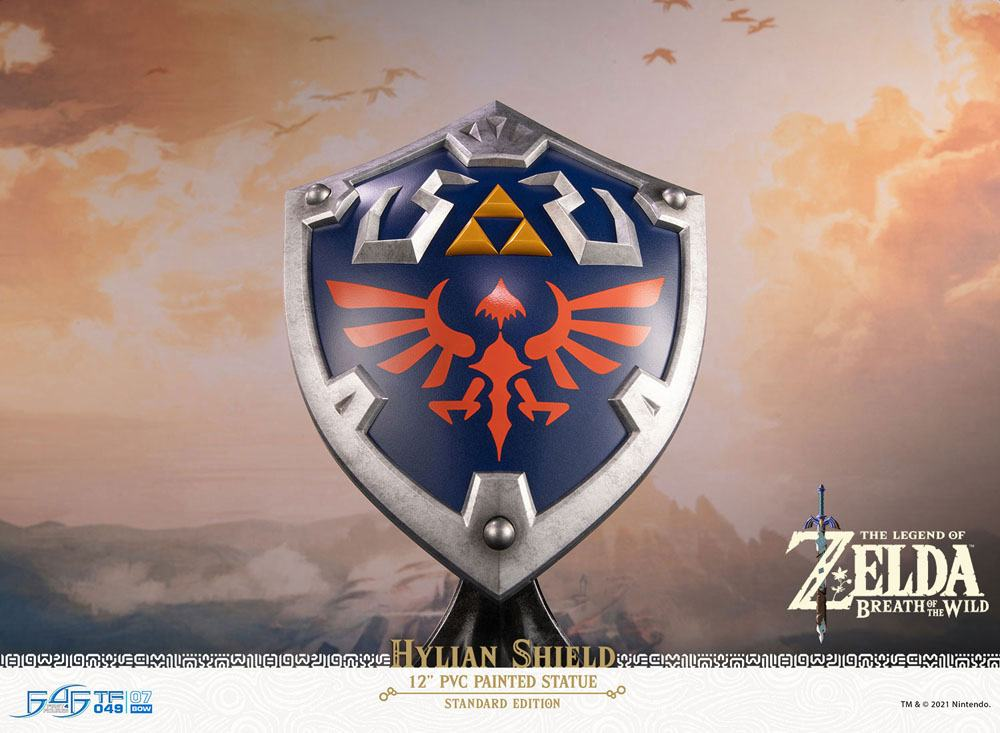 The Legend of Zelda Breath of the Wild Statue Hylian Shield Standard Edition