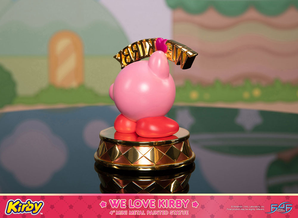 Kirby DieCast Statue We Love Kirby