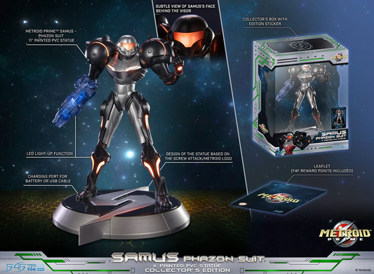 Metroid Prime Statue Samus Phazon Suit Collectors Edition