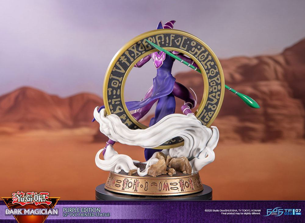 Yu-Gi-Oh! Statue Dark Magician Purple Version