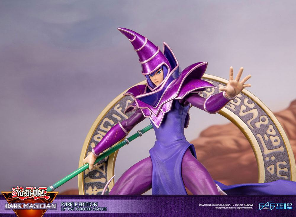 Yu-Gi-Oh! Statue Dark Magician Purple Version