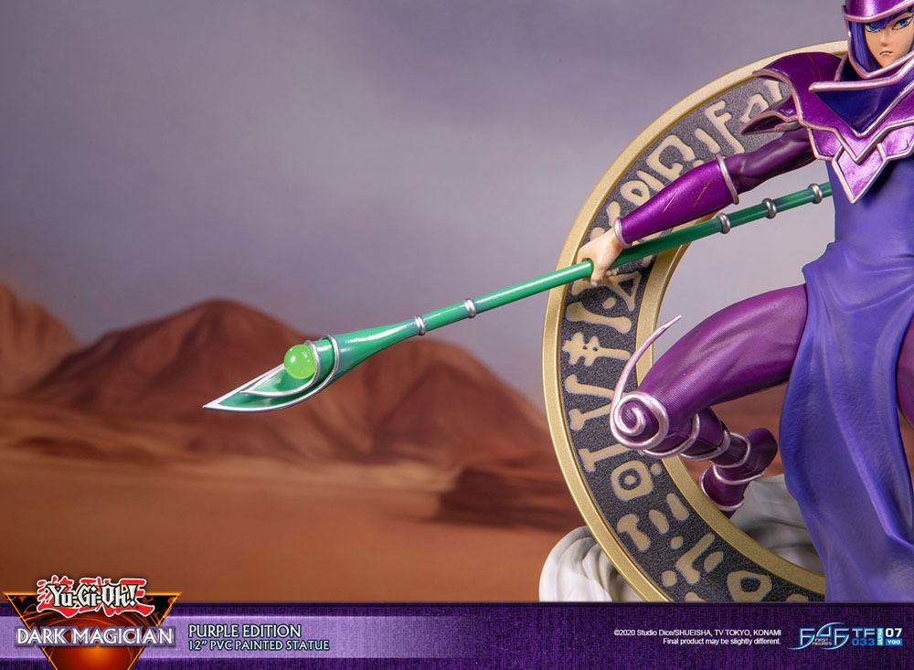 Yu-Gi-Oh! Statue Dark Magician Purple Version