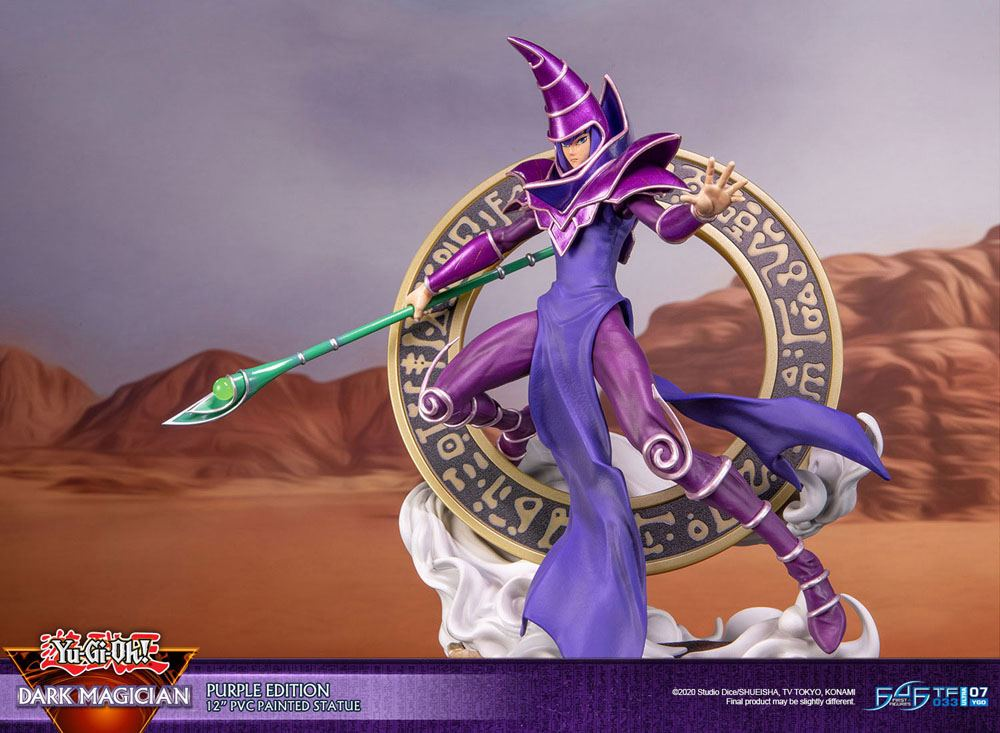 Yu-Gi-Oh! Statue Dark Magician Purple Version