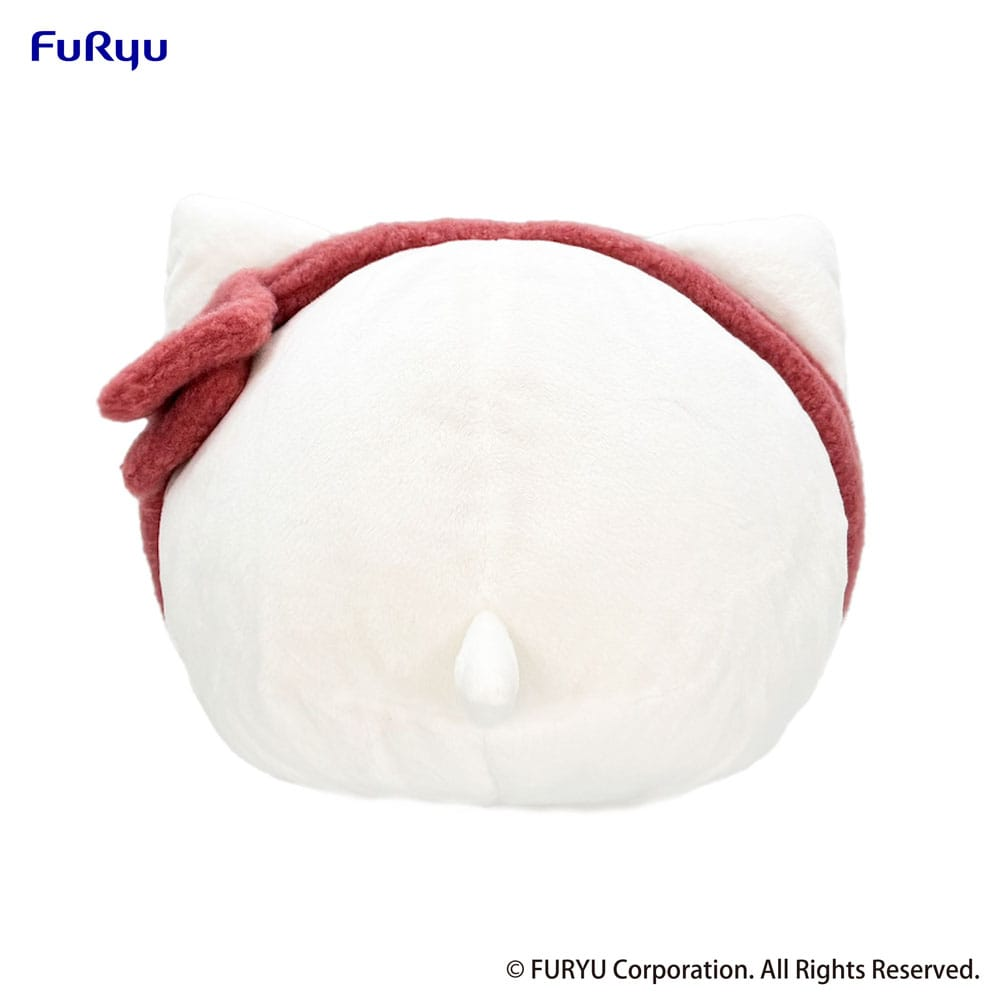 Nemuneko Plush Red Scarf Cat