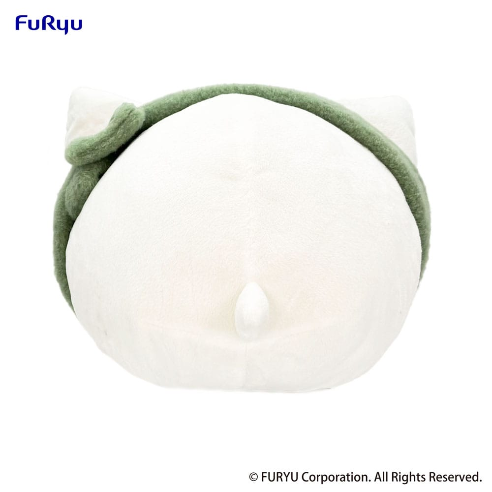 Nemuneko Plush Green Scarf Cat