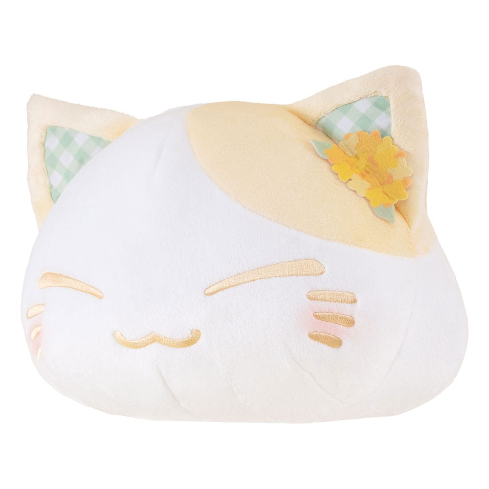 Nemuneko Plush Rape Flower Pattern Ear Decoration Yellow Cat