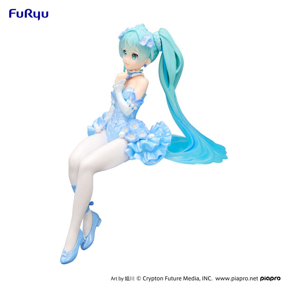 Hatsune Miku Noodle Stopper Flower Fairy Nemophila Pail Blue Color