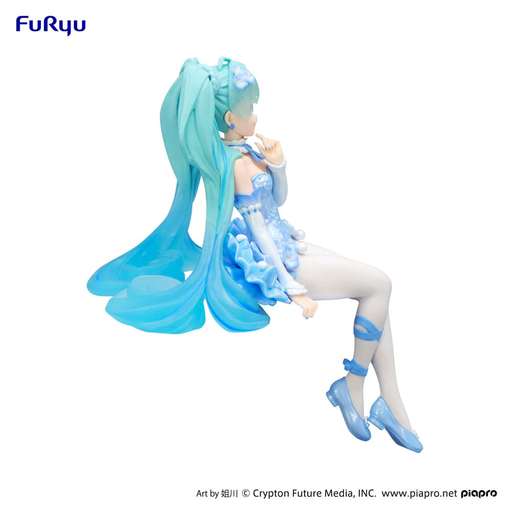 Hatsune Miku Noodle Stopper Flower Fairy Nemophila Pail Blue Color