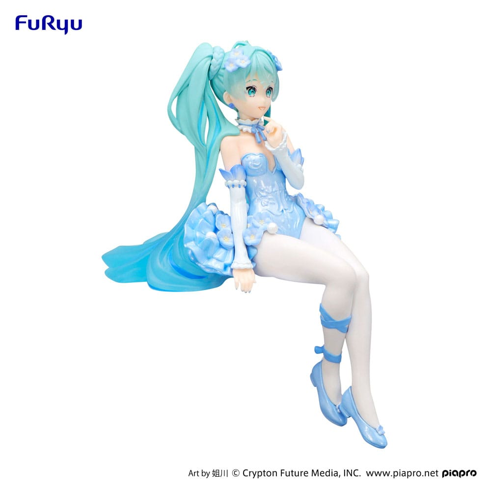 Hatsune Miku Noodle Stopper Flower Fairy Nemophila Pail Blue Color
