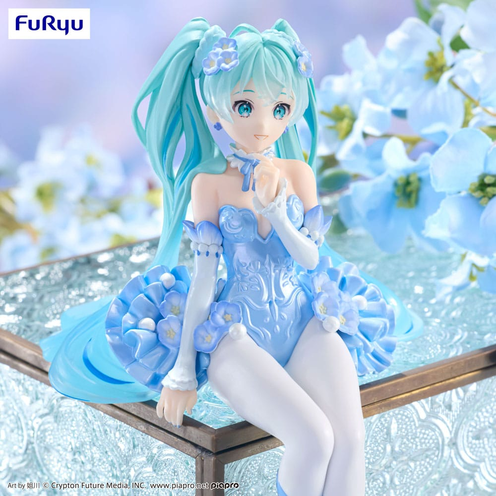 Hatsune Miku Noodle Stopper Flower Fairy Nemophila Pail Blue Color