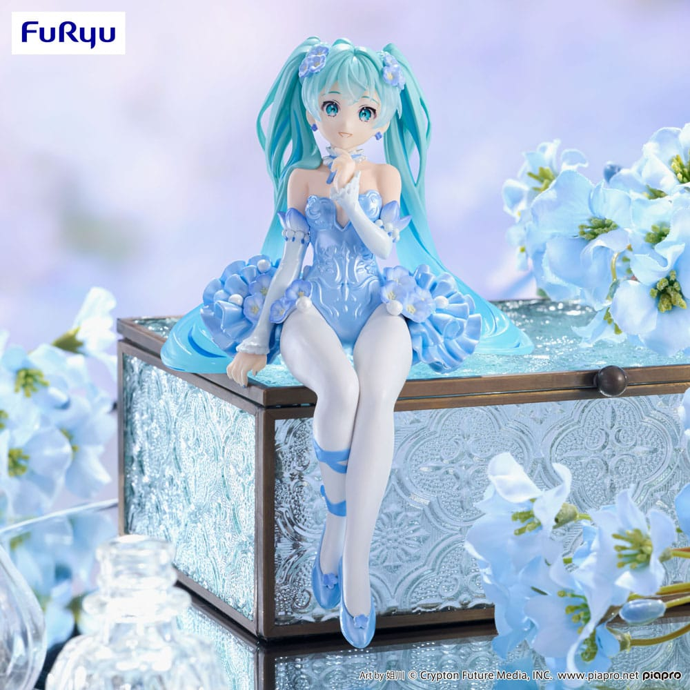 Hatsune Miku Noodle Stopper Flower Fairy Nemophila Pail Blue Color